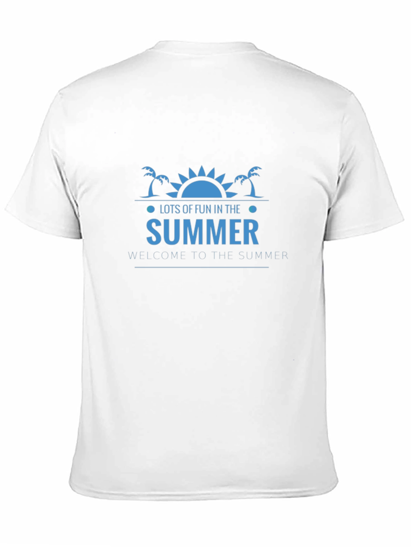 Summer Fun Graphic Black T-Shirt