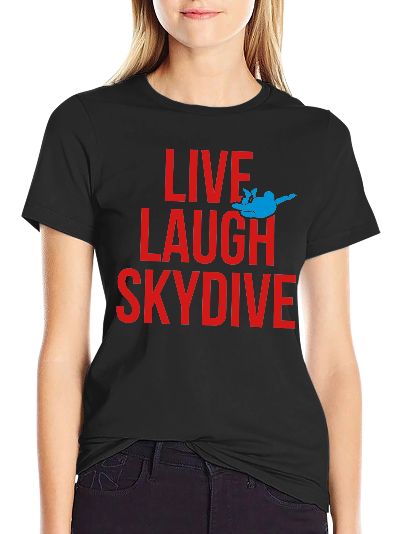 Live Laugh Skydive Graphic Tee