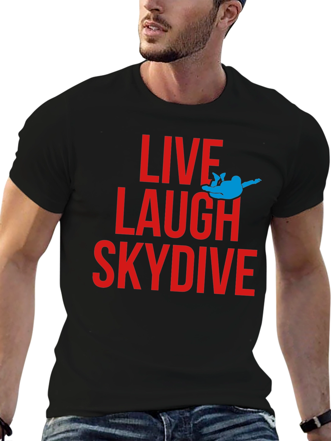 Live Laugh Skydive Graphic Tee