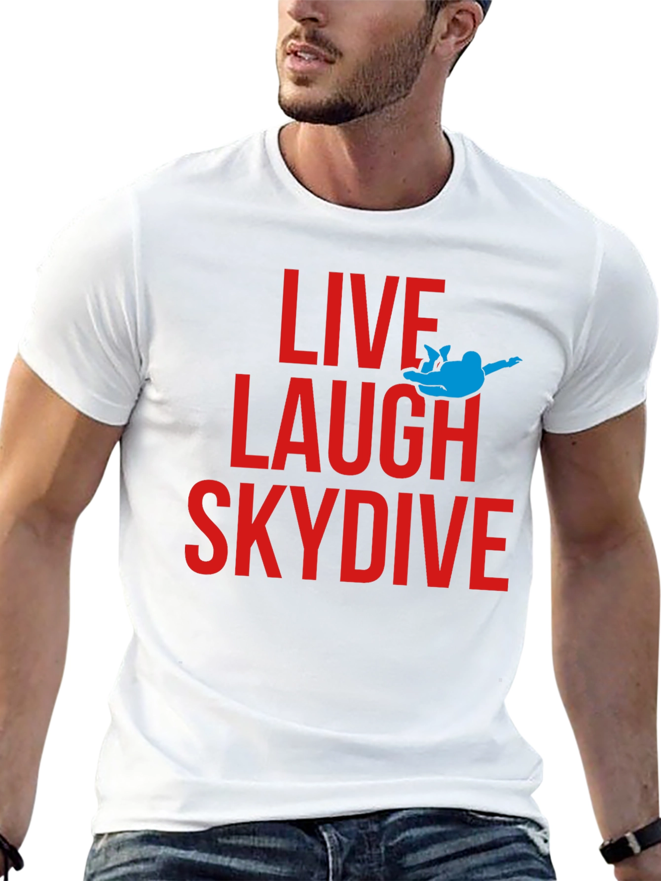 Live Laugh Skydive Graphic Tee