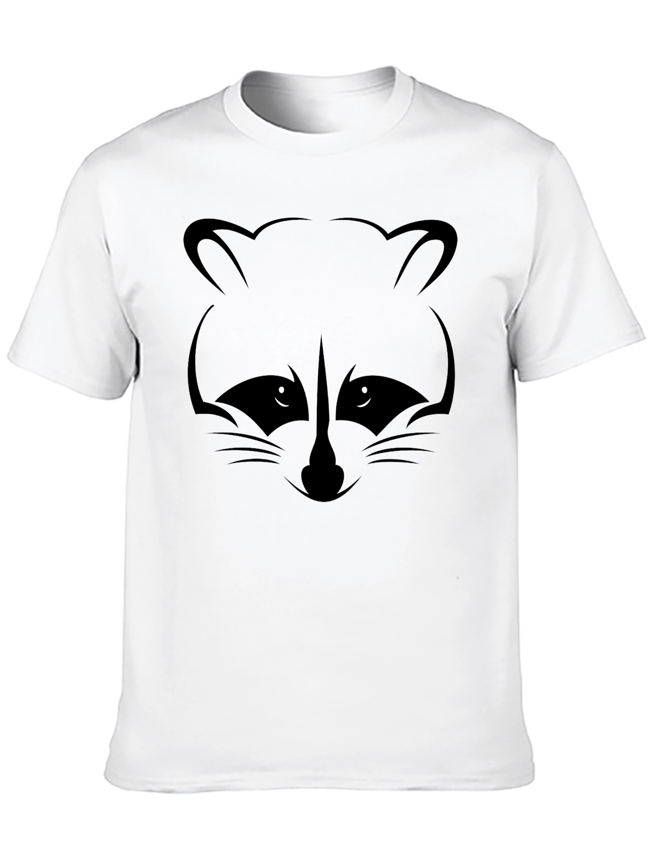 Raccoon Graphic T-Shirt - Black