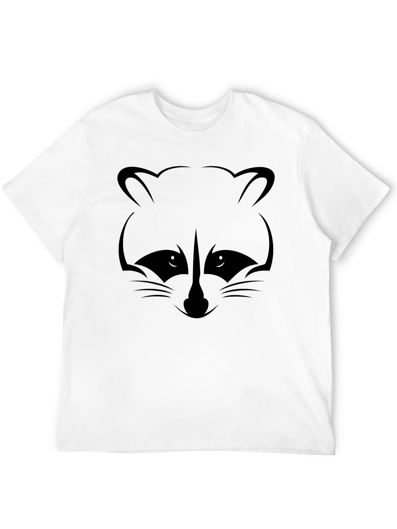Raccoon Graphic T-Shirt - Black