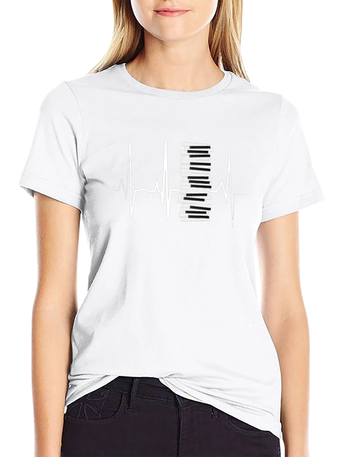 Music Lovers Heartbeat Tee