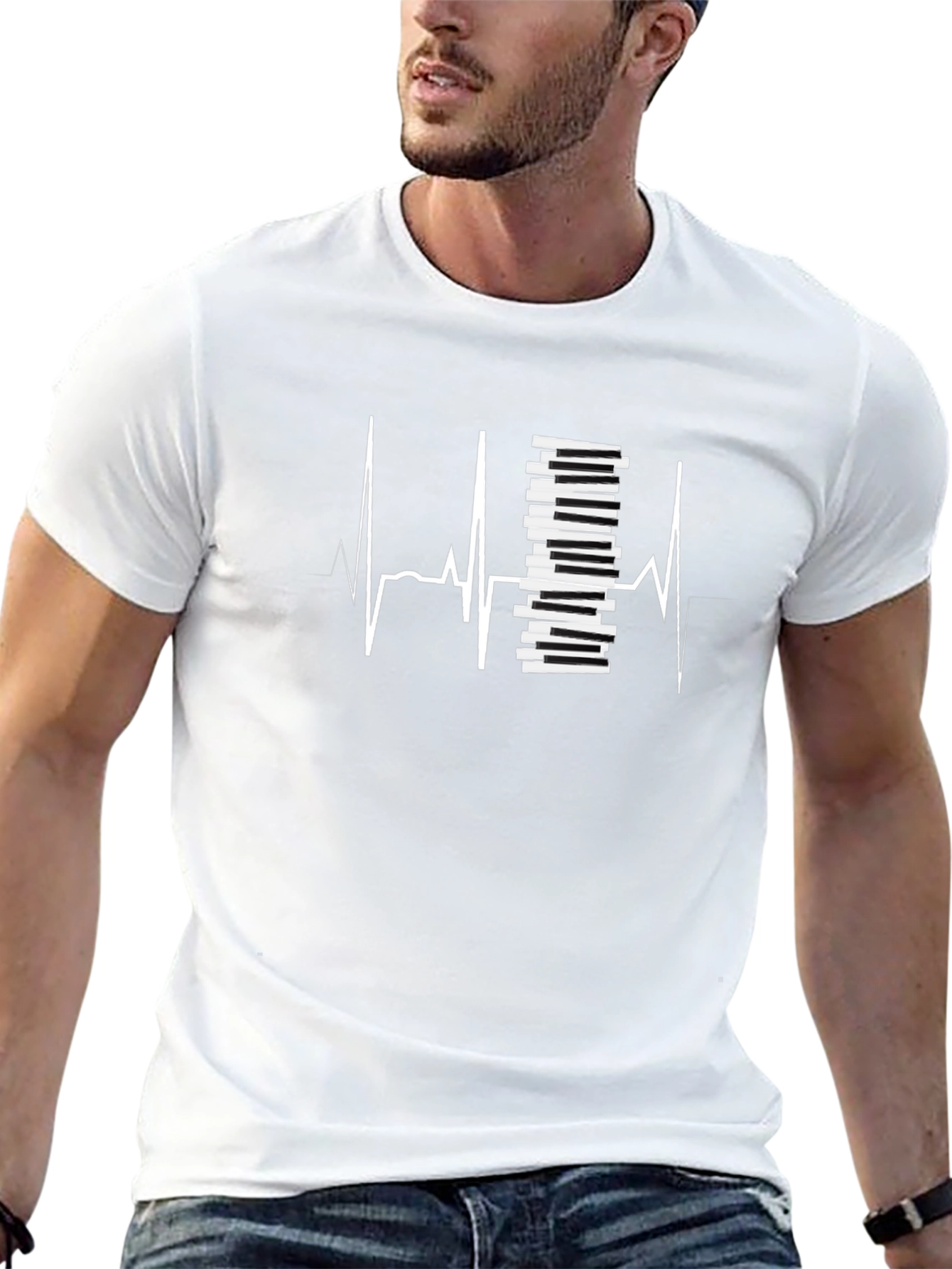 Music Lovers Heartbeat Tee