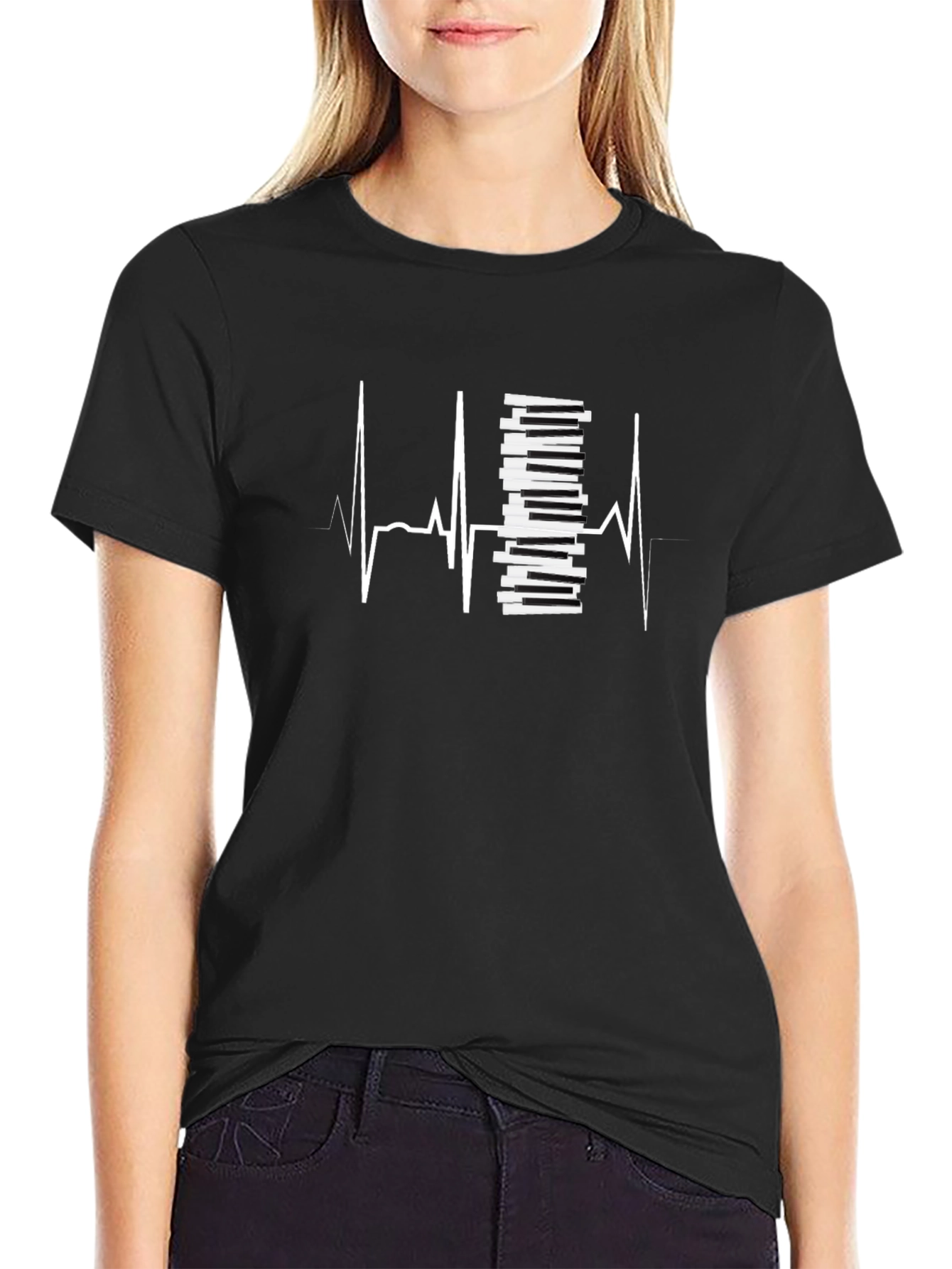 Music Lovers Heartbeat Tee