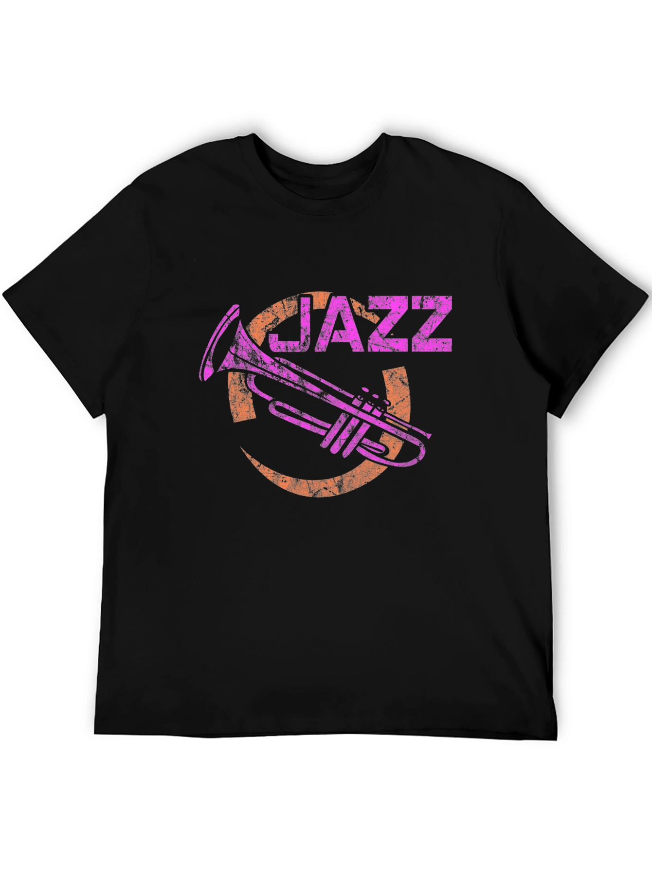 Jazz Trumpet Graphic T-Shirt - Black