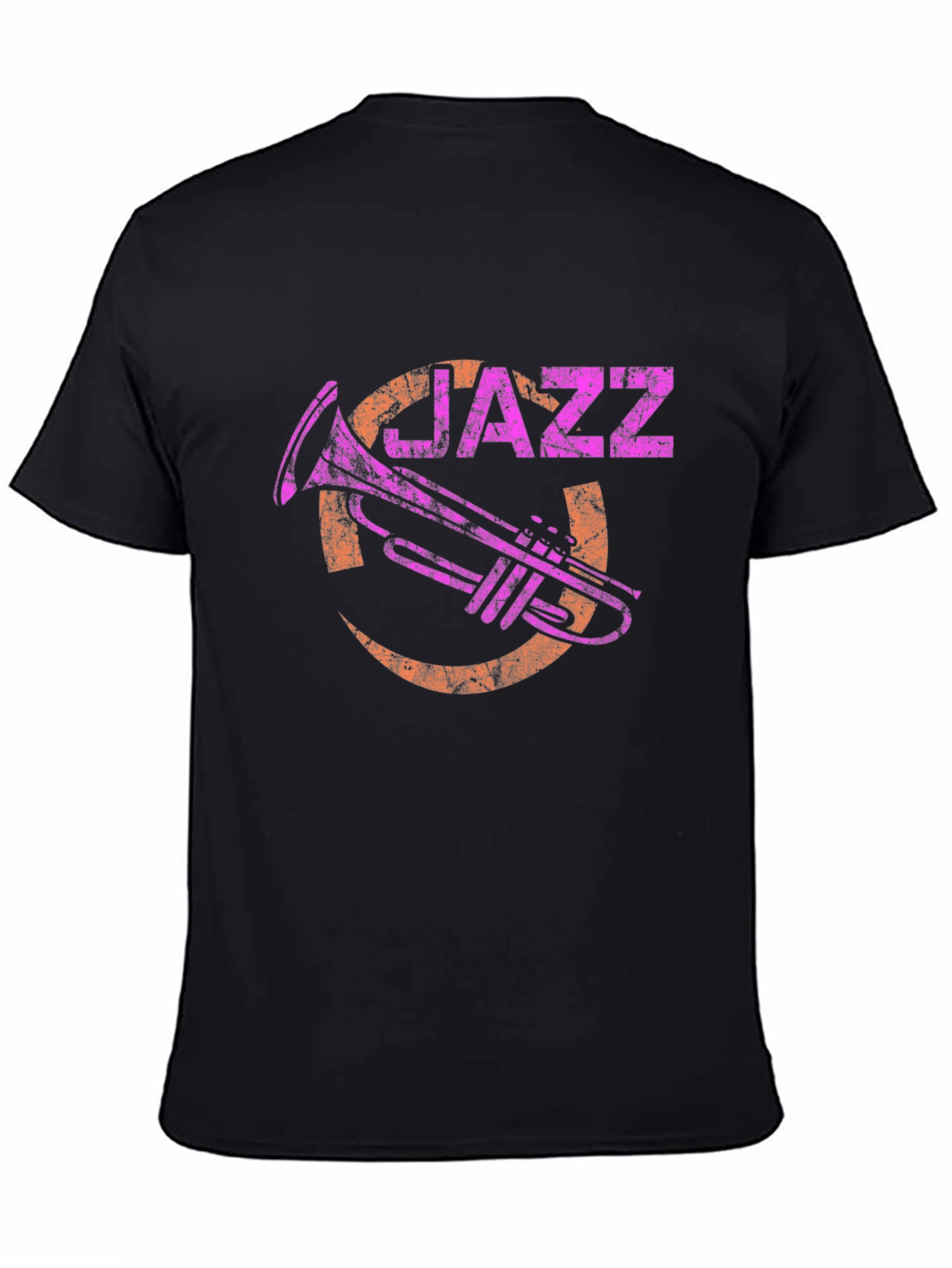 Jazz Trumpet Graphic T-Shirt - Black