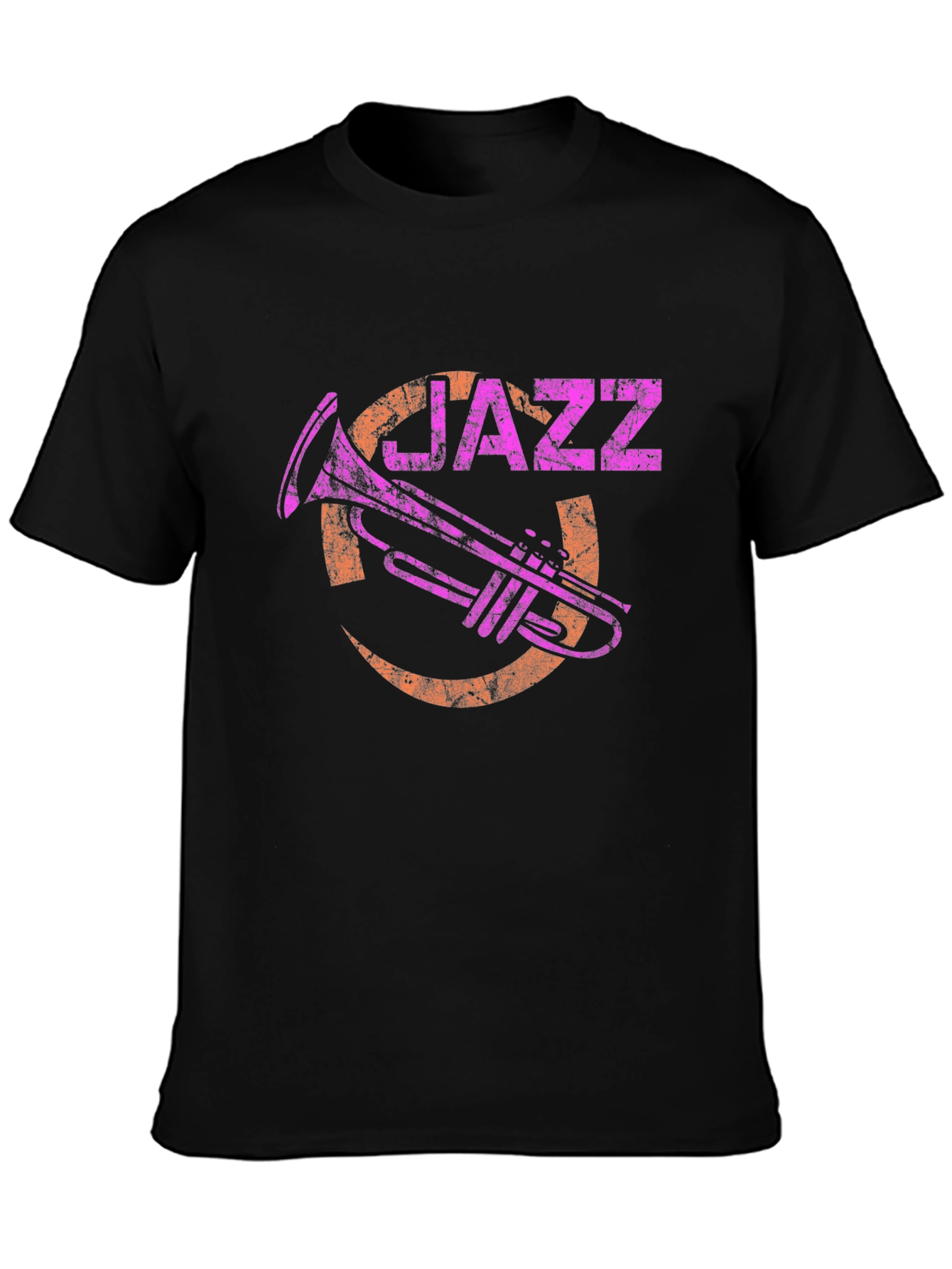 Jazz Trumpet Graphic T-Shirt - Black