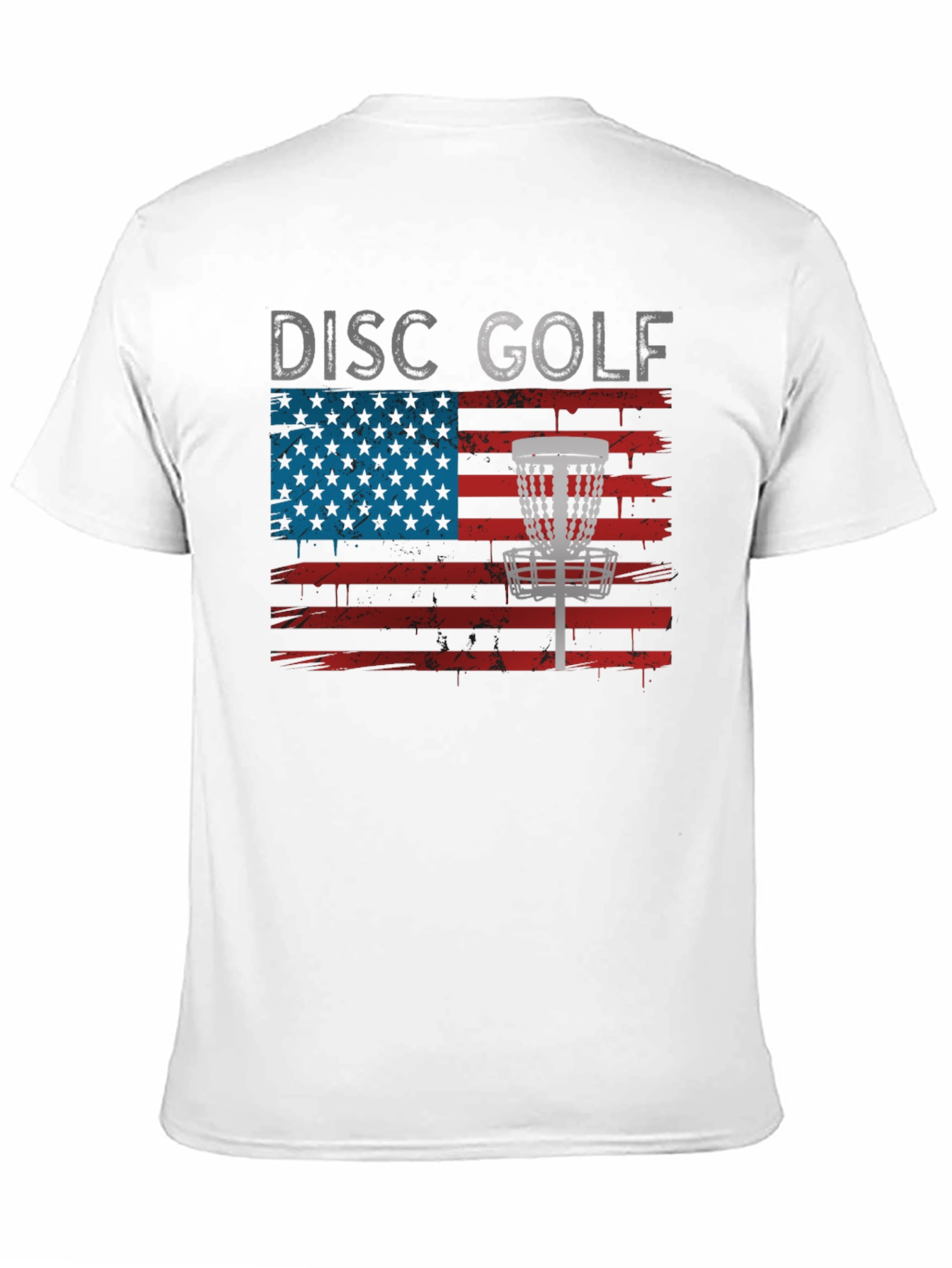 Patriotic Disc Golf Tee