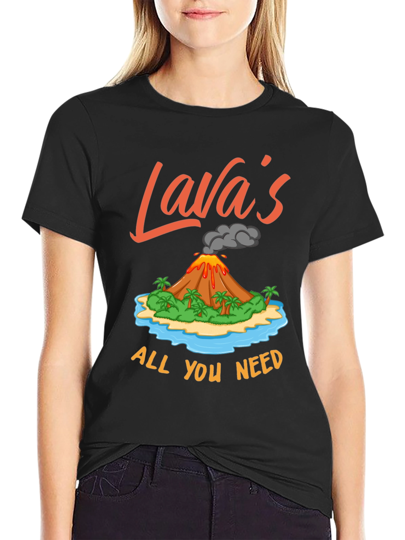 Lavas All You Need Mens Graphic T-Shirt