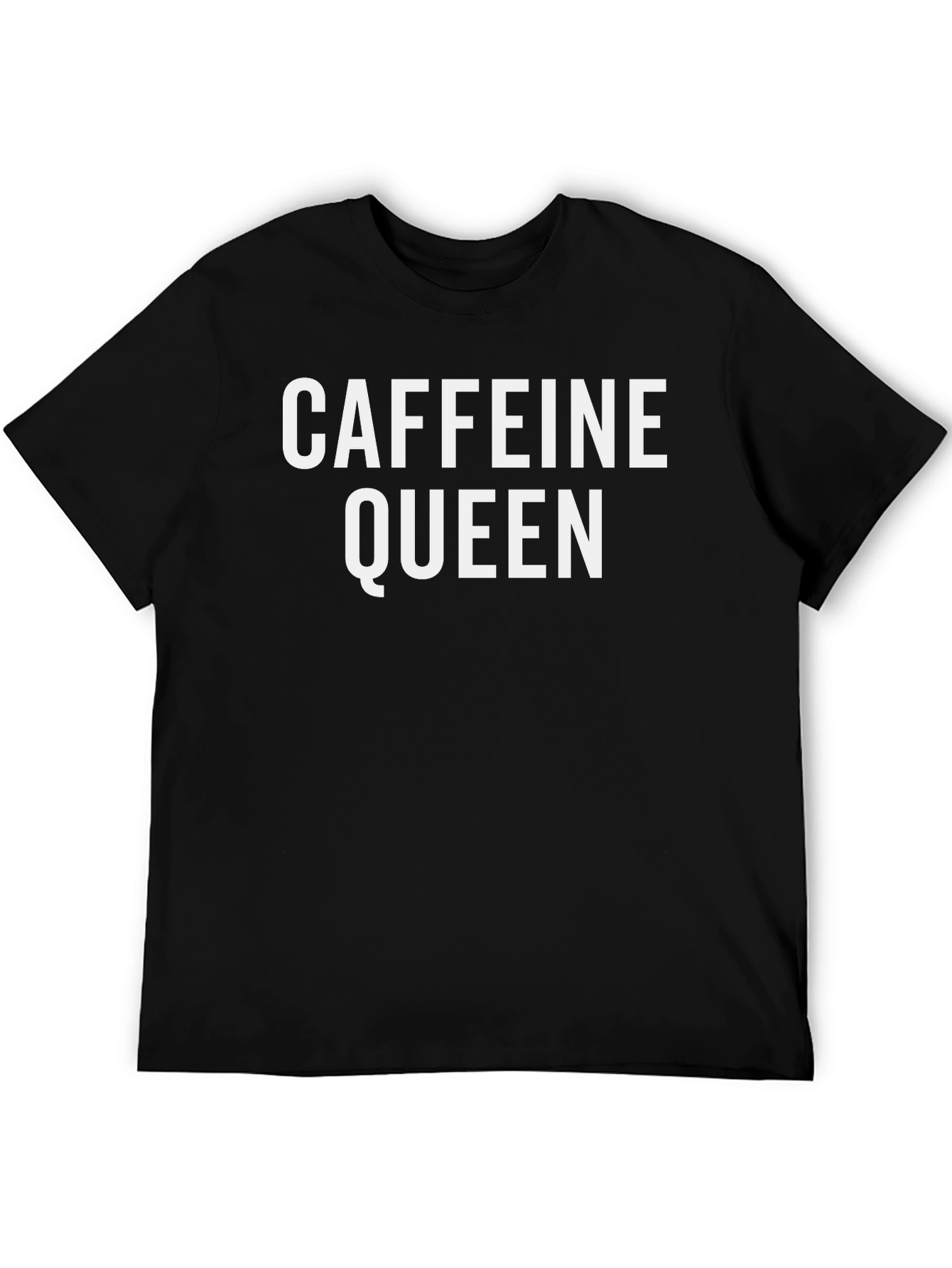Caffeine Queen Graphic Tee - Black T-Shirt