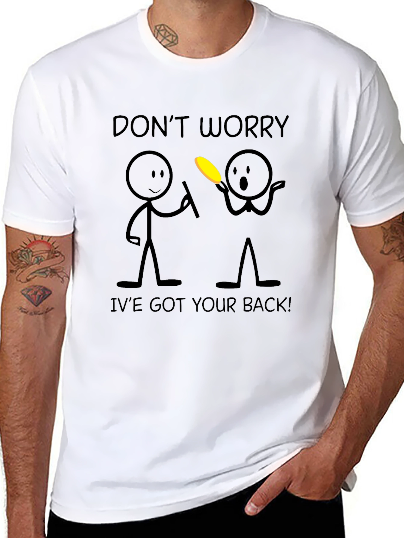Funny Ive Got Your Back Graphic Tee