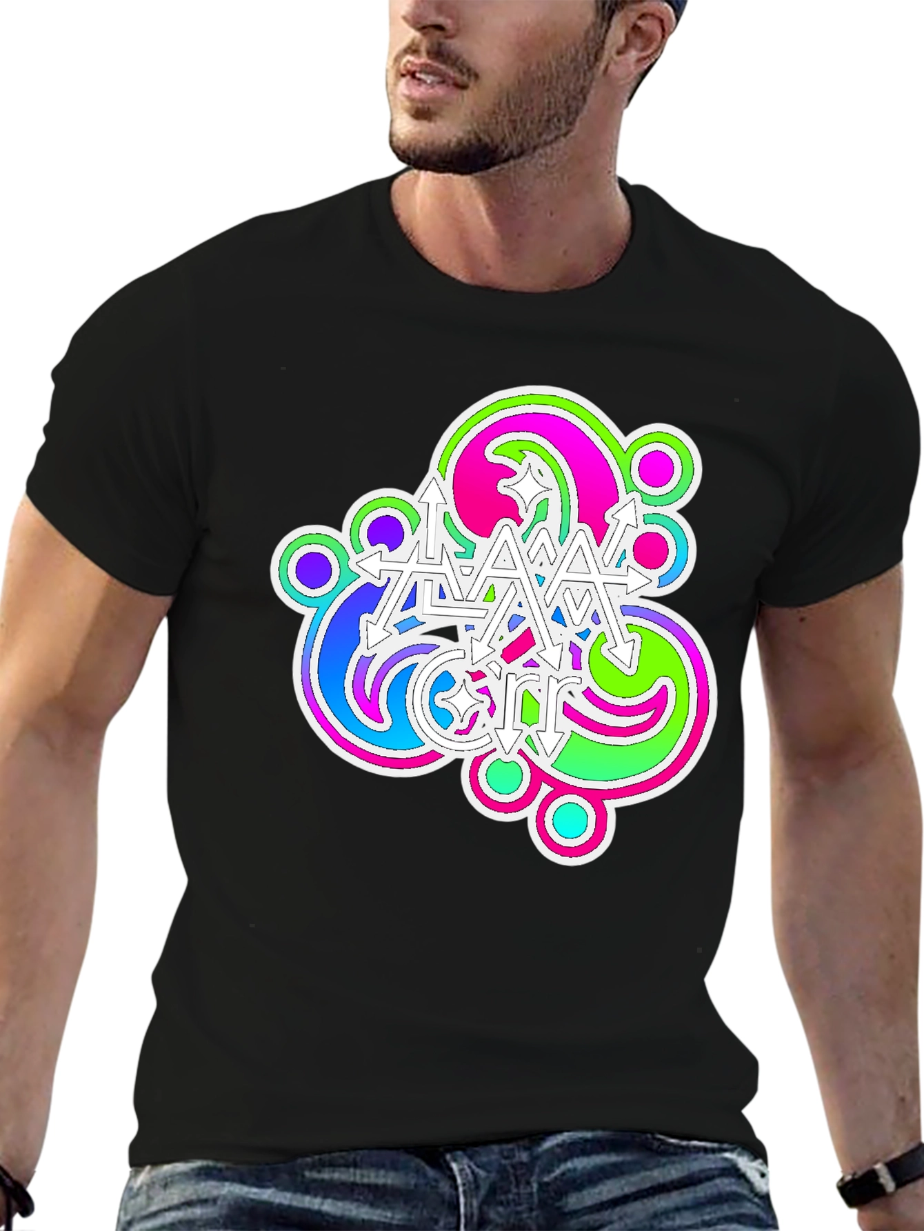Vibrant Graphic Print Tee - Cool & Stylish Design