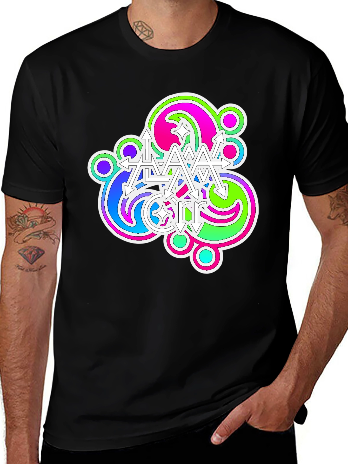 Vibrant Graphic Print Tee - Cool & Stylish Design