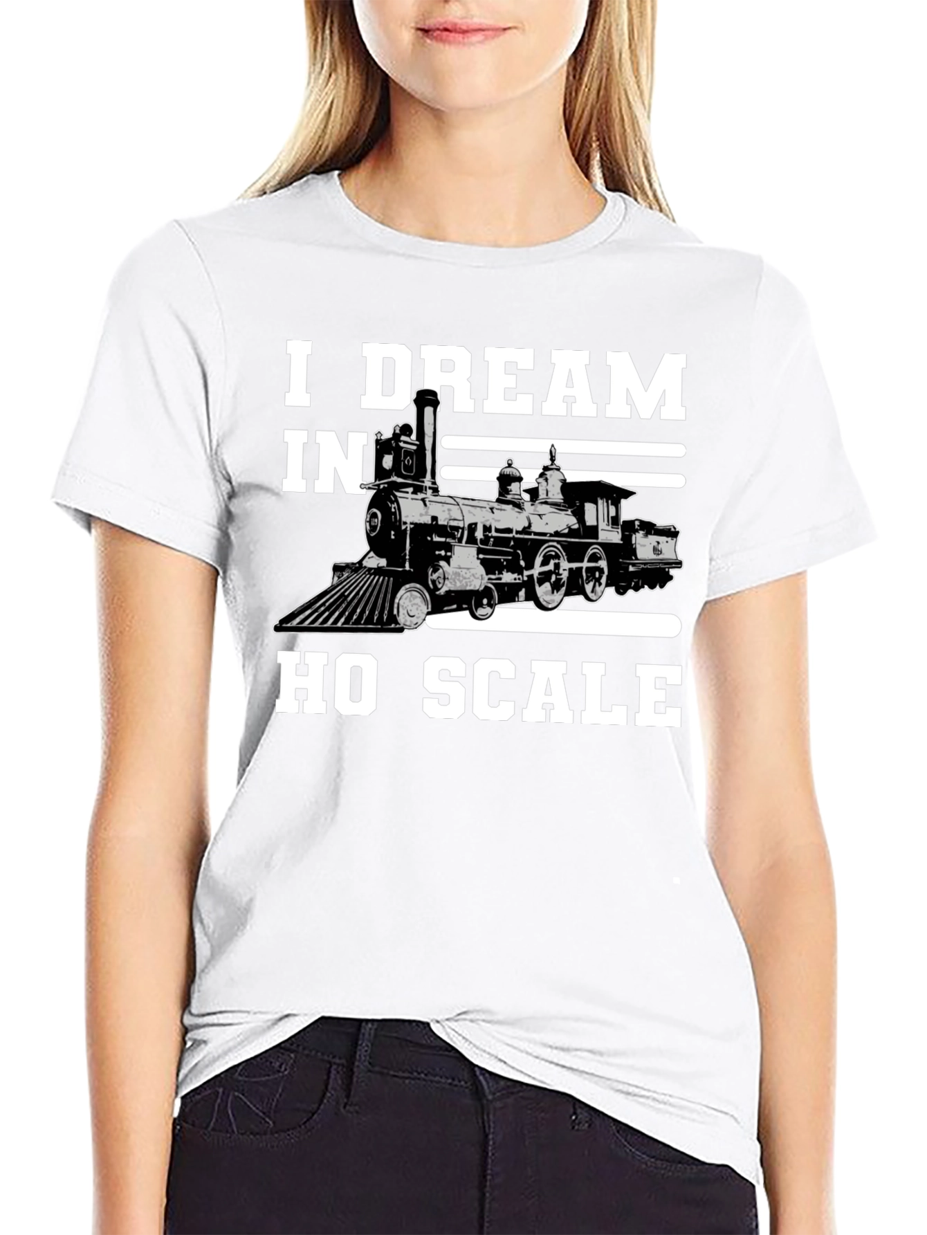 I Dream In HO Scale Train T-Shirt