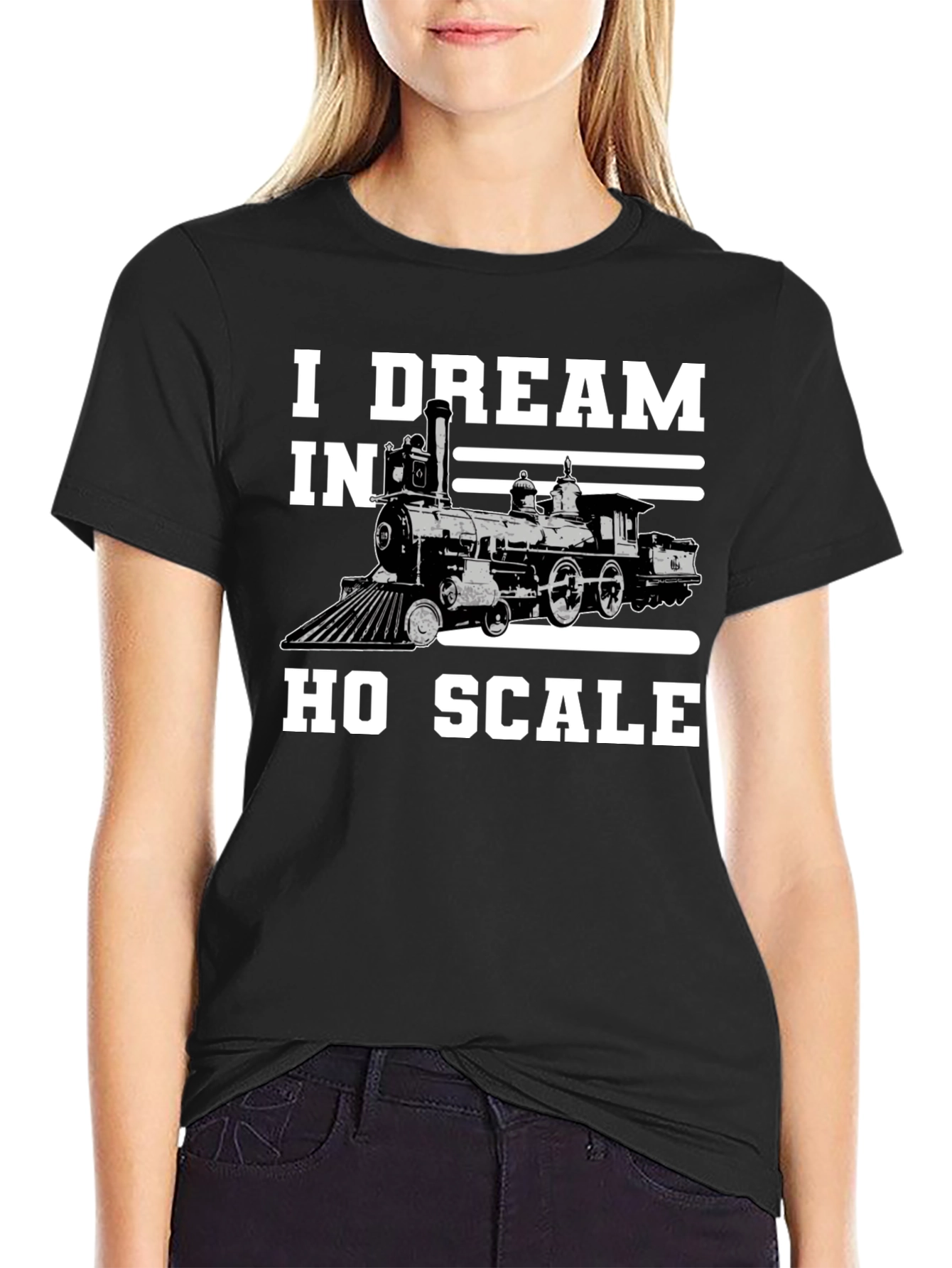 I Dream In HO Scale Train T-Shirt