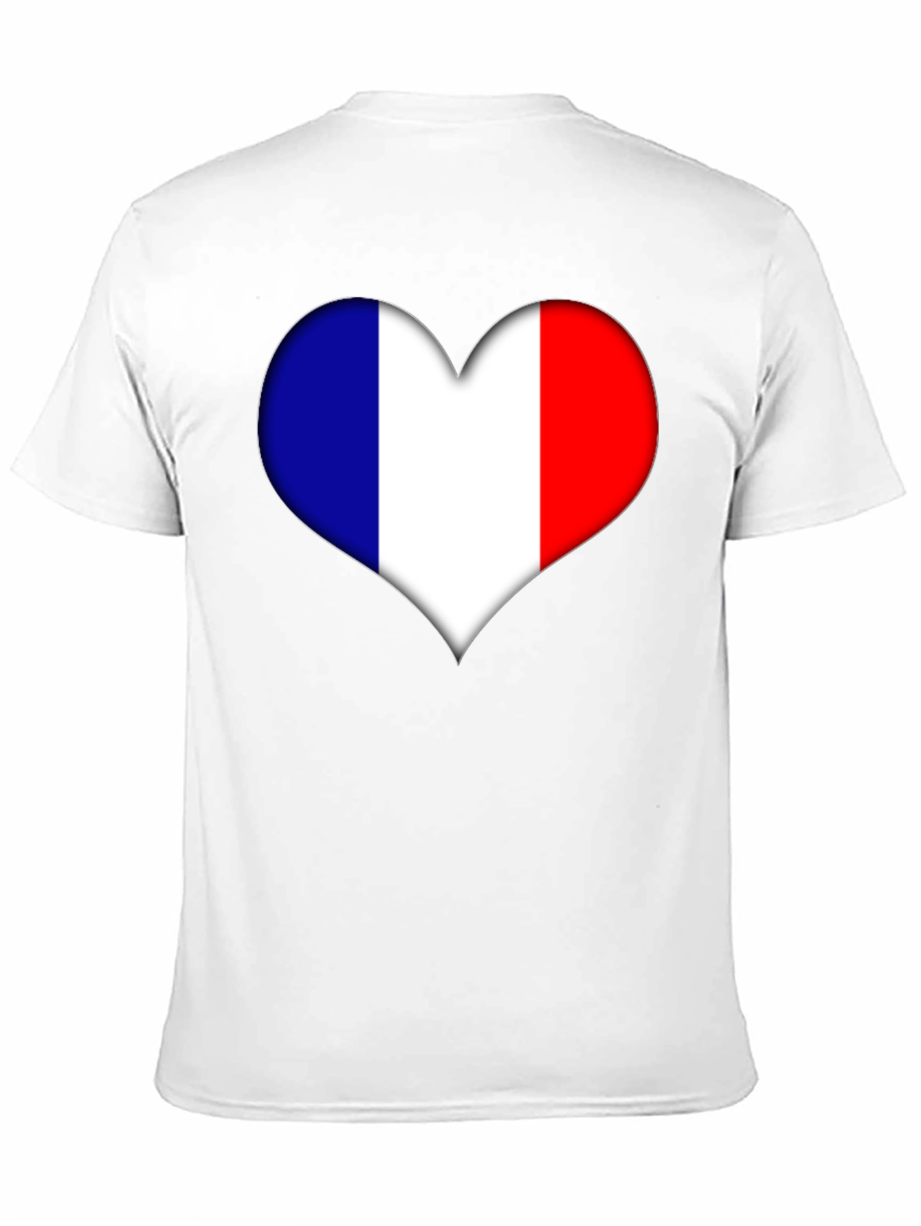French Heart Flag Graphic Tee