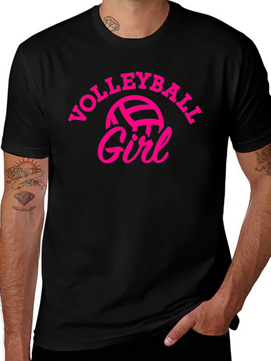 Volleyball Girl Graphic T-Shirt - Sporty & Stylish