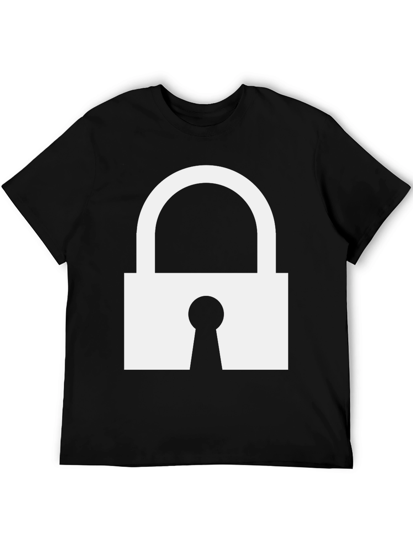 Lock Graphic Tee - Secure Style