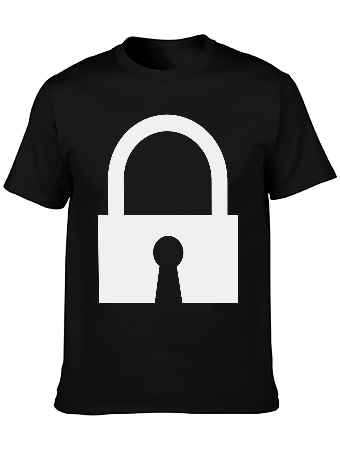 Lock Graphic Tee - Secure Style