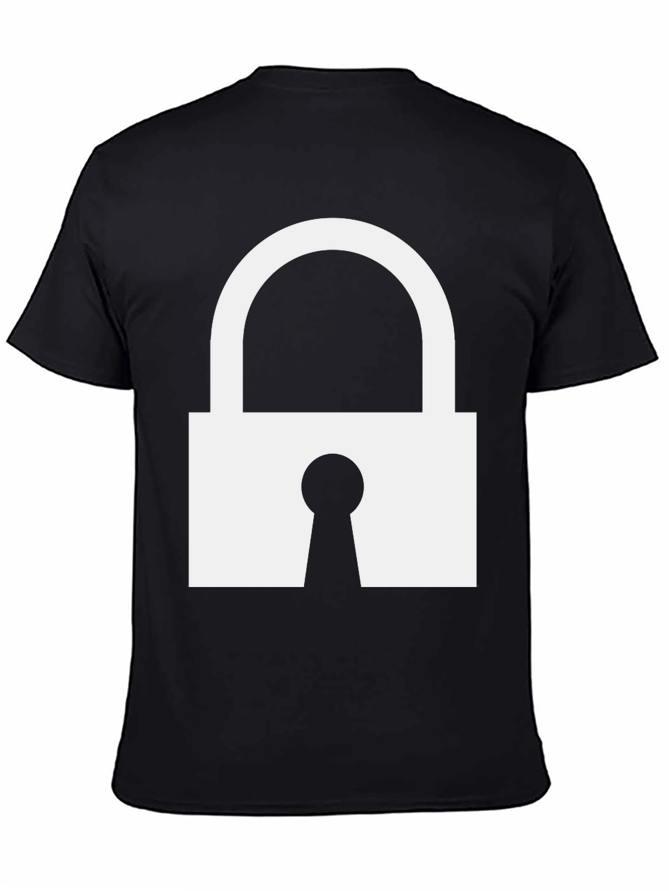 Lock Graphic Tee - Secure Style