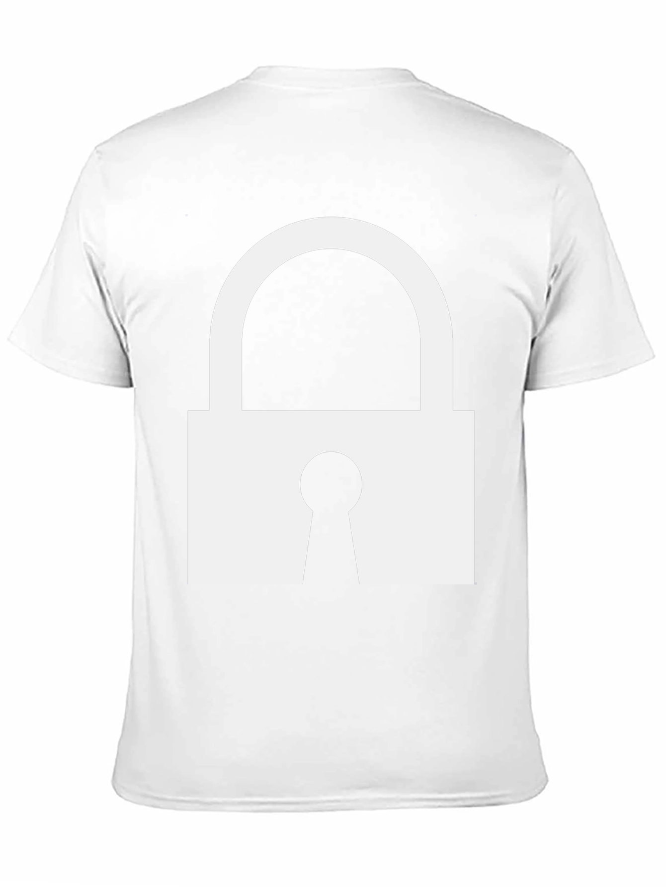 Lock Graphic Tee - Secure Style