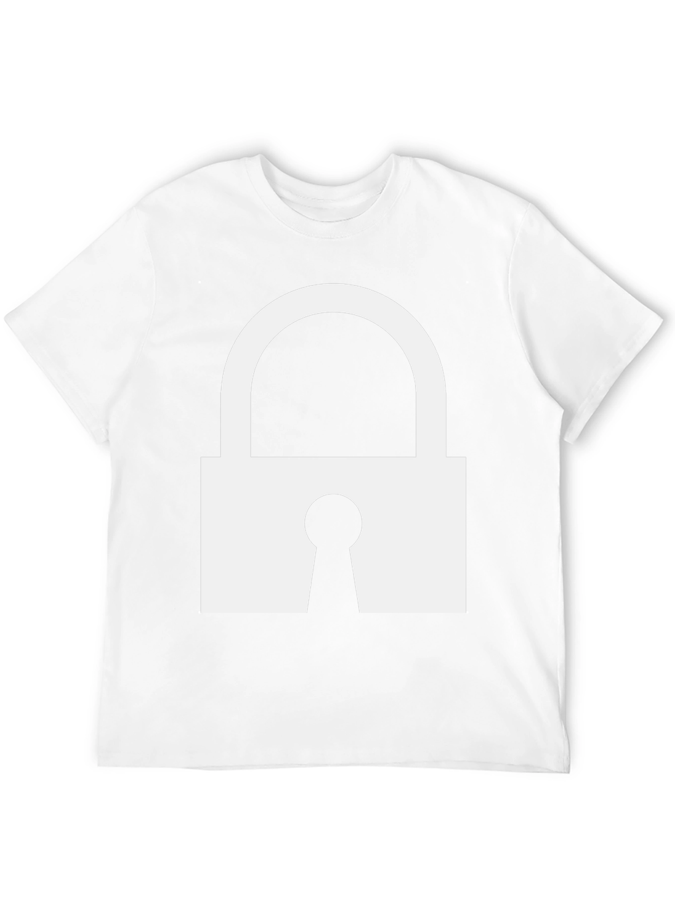 Lock Graphic Tee - Secure Style