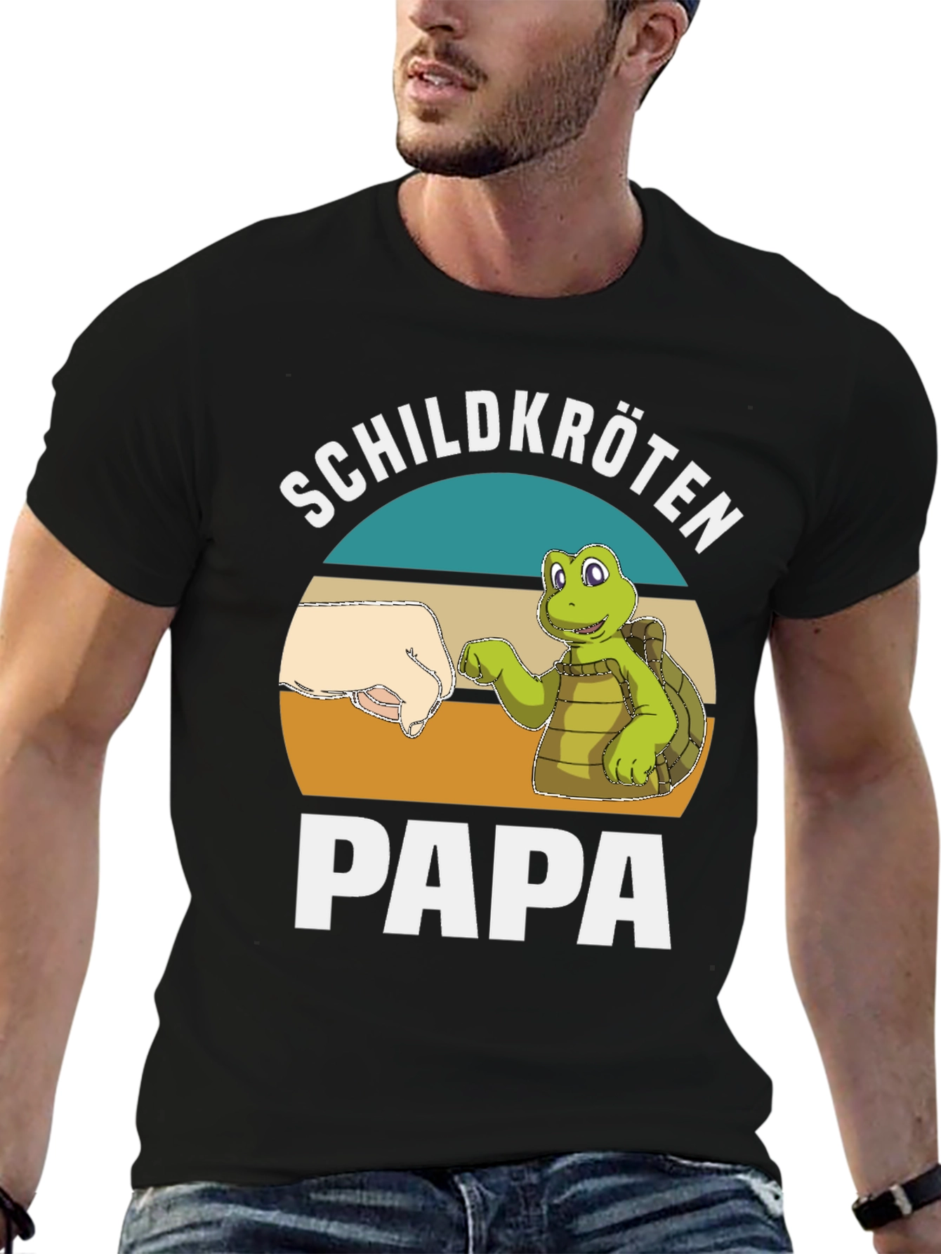 Turtle Papa T-Shirt - Schildkröten Fathers Day Gift