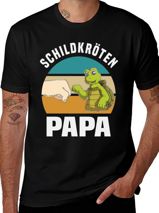 Turtle Papa T-Shirt - Schildkröten Fathers Day Gift