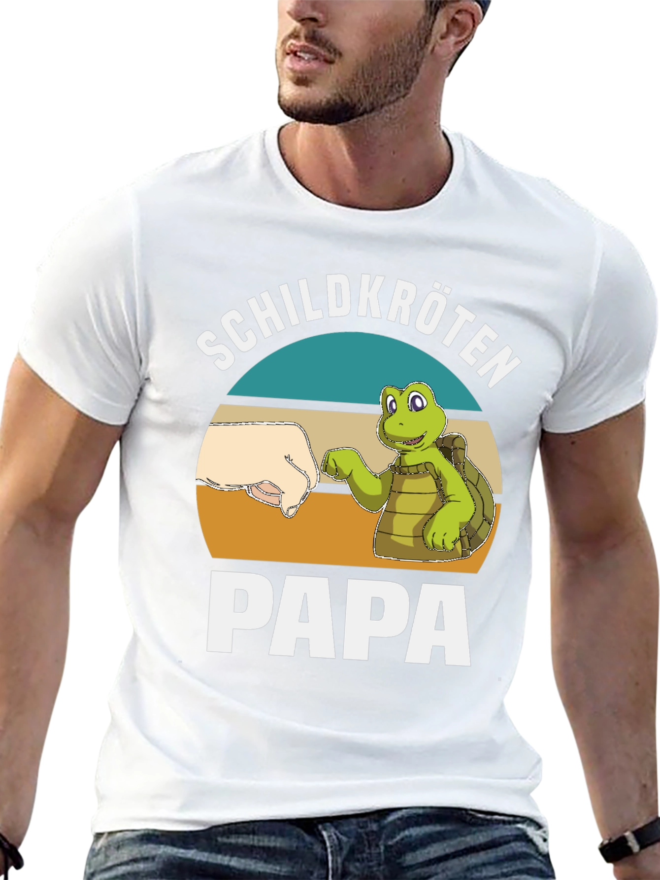 Turtle Papa T-Shirt - Schildkröten Fathers Day Gift