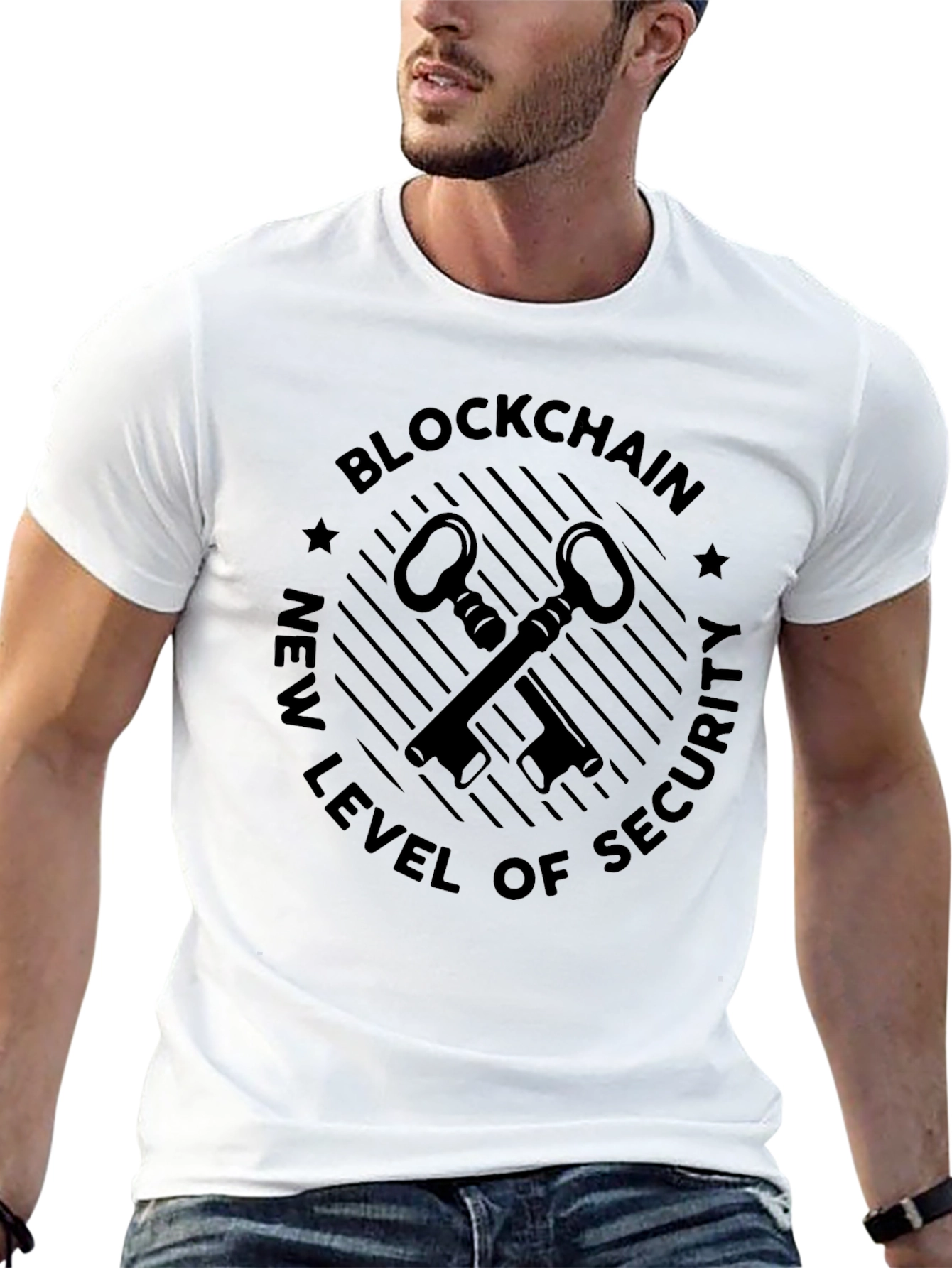 Blockchain Security Keys T-Shirt - New Level of Security