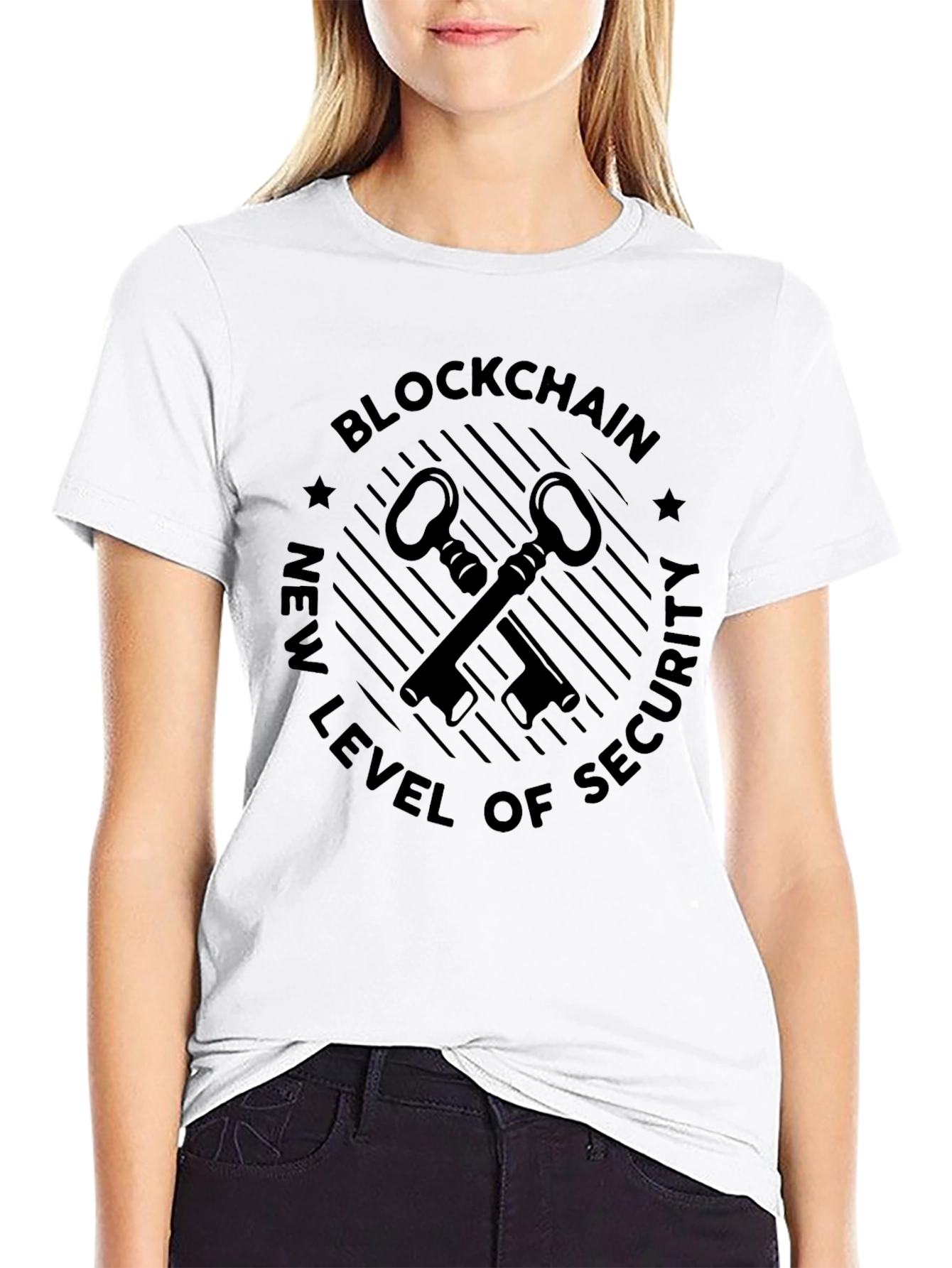 Blockchain Security Keys T-Shirt - New Level of Security