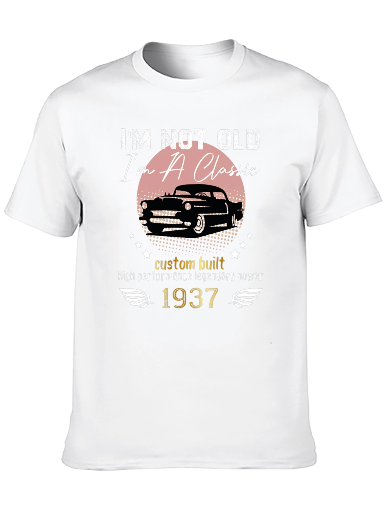 Classic Car 1937 Birthday T-Shirt