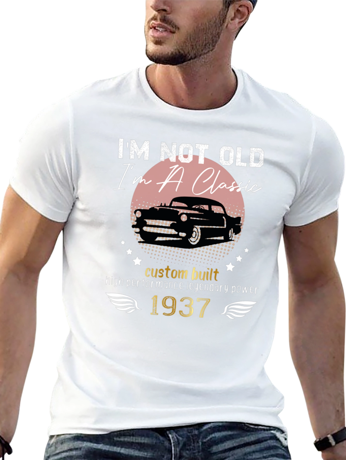 Classic Car 1937 Birthday T-Shirt