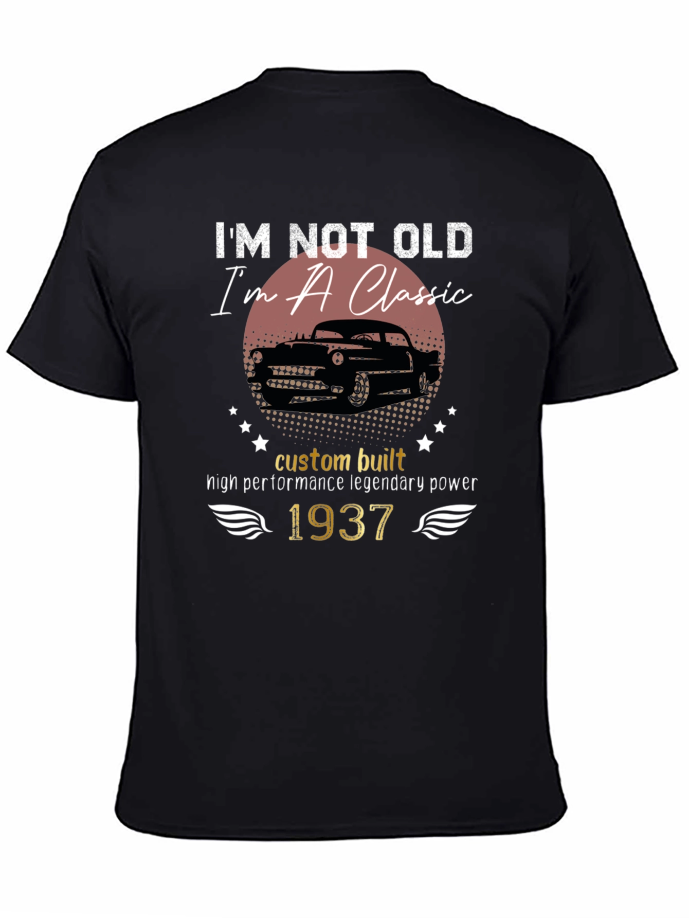 Classic Car 1937 Birthday T-Shirt