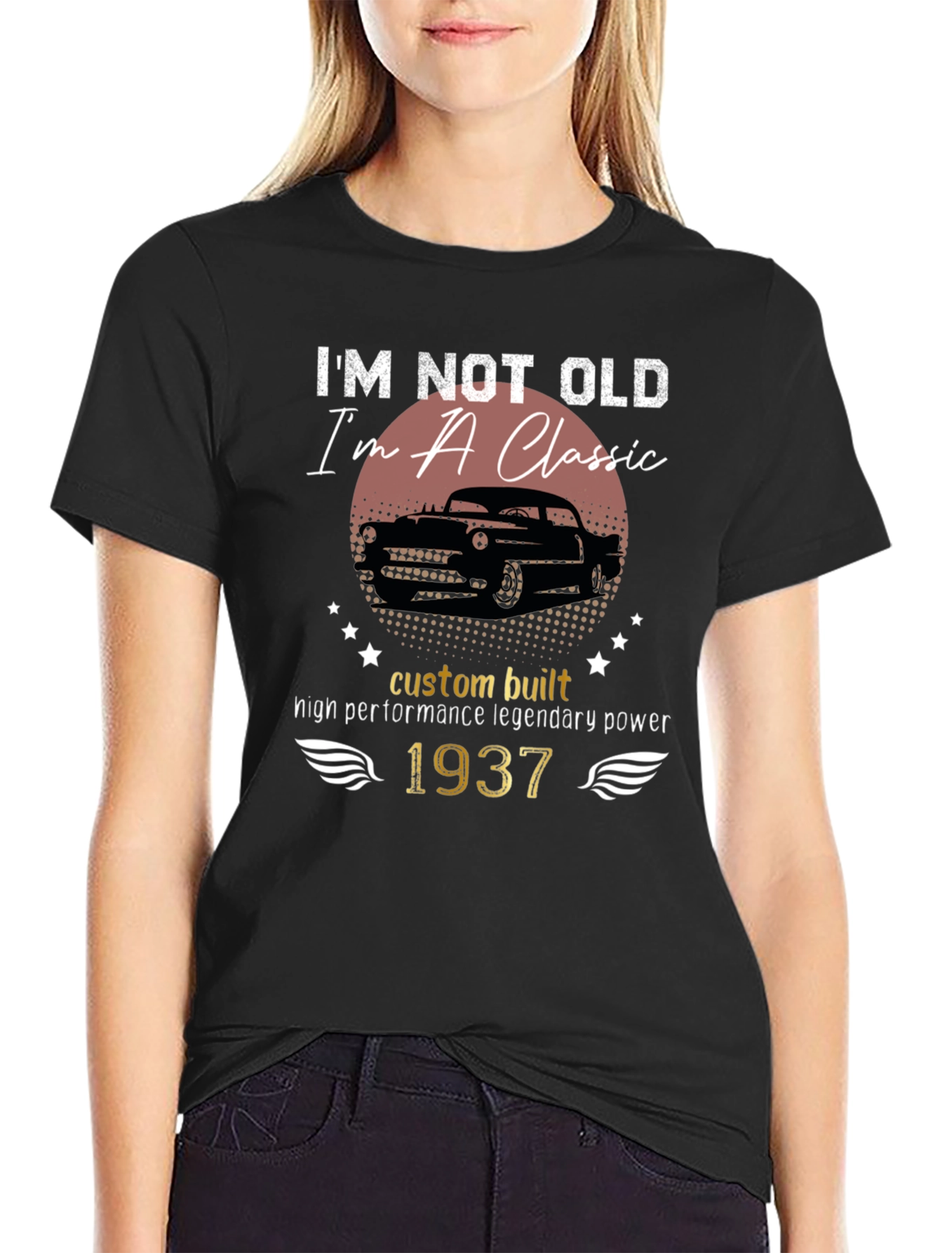 Classic Car 1937 Birthday T-Shirt