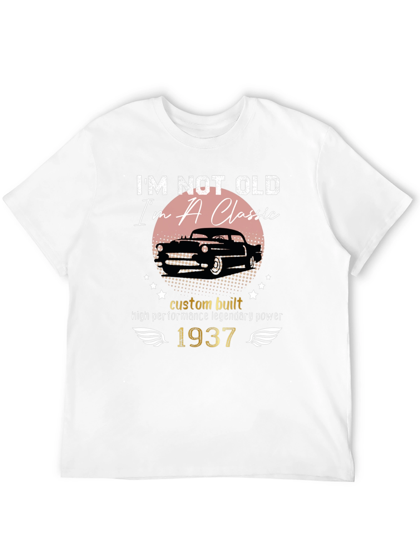 Classic Car 1937 Birthday T-Shirt