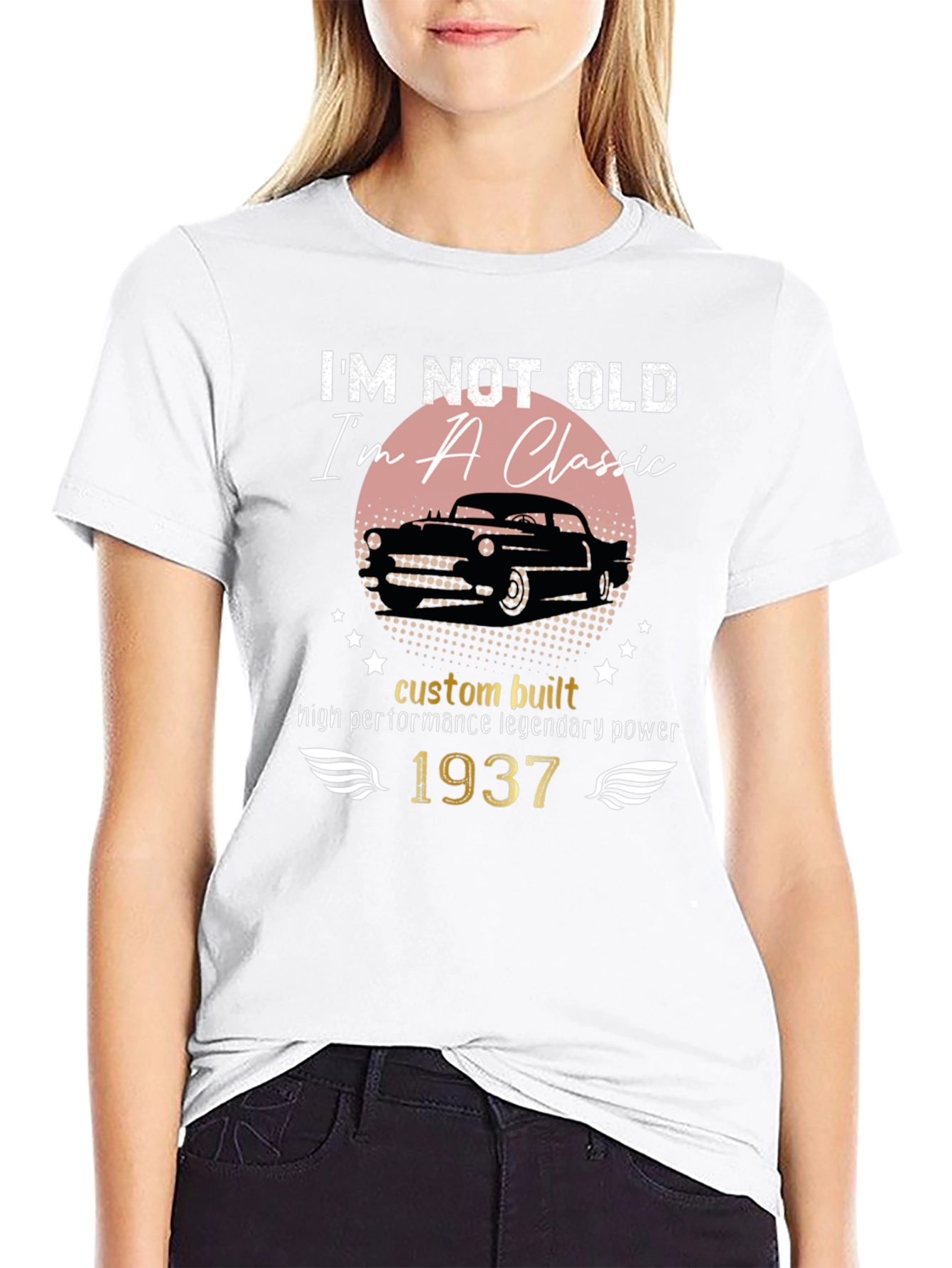 Classic Car 1937 Birthday T-Shirt