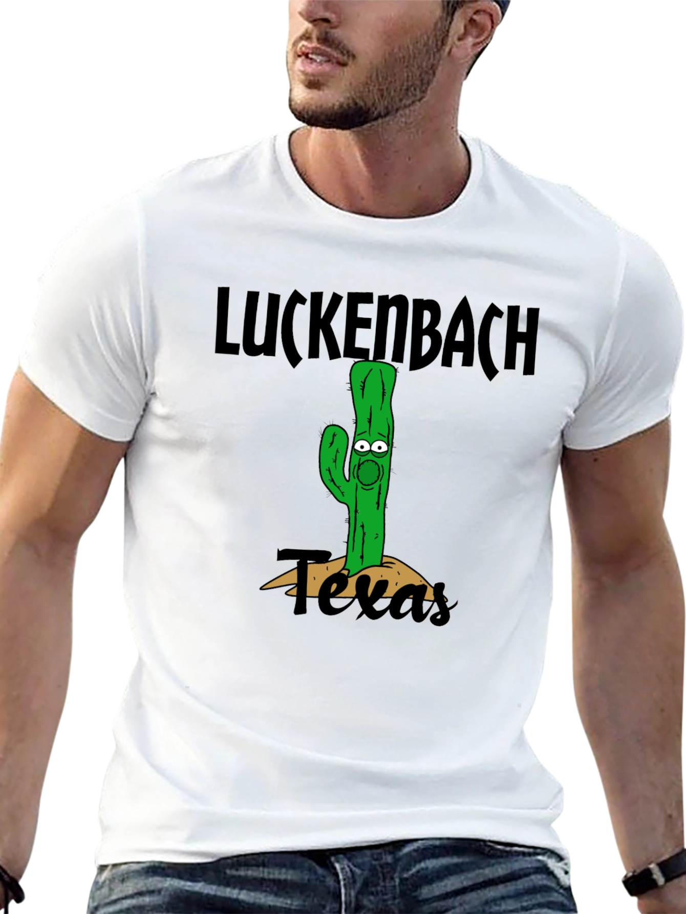 Luckenbach Texas Cactus T-Shirt