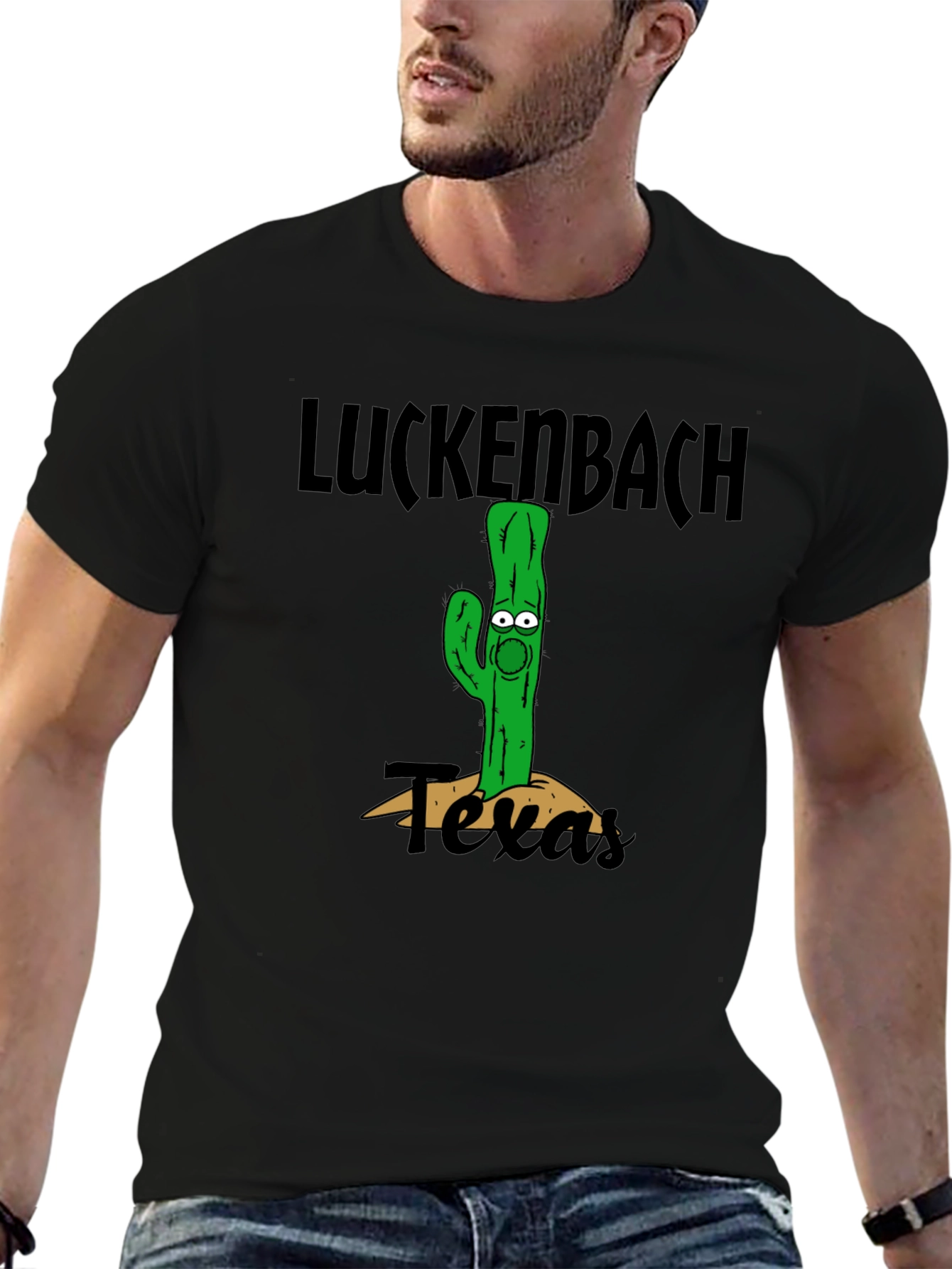 Luckenbach Texas Cactus T-Shirt