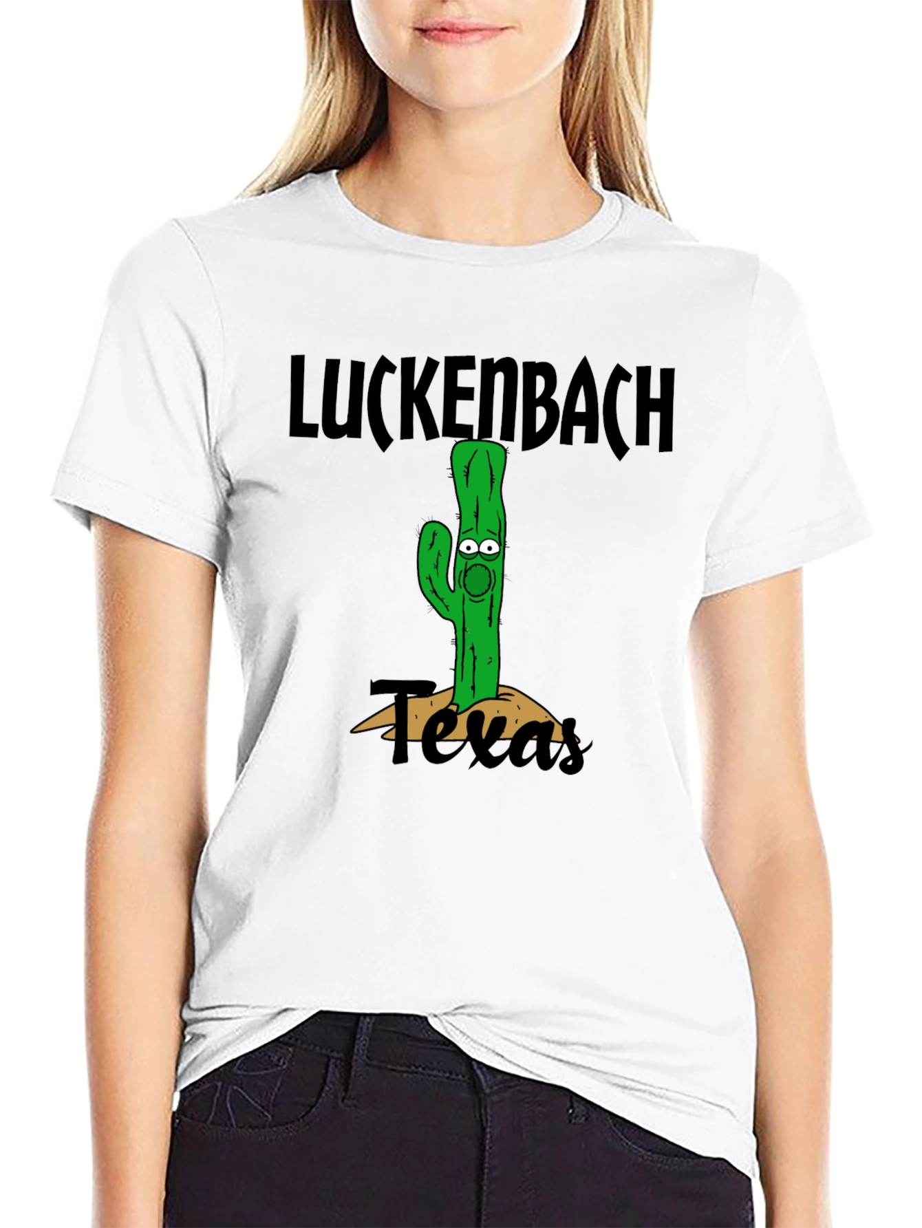 Luckenbach Texas Cactus T-Shirt
