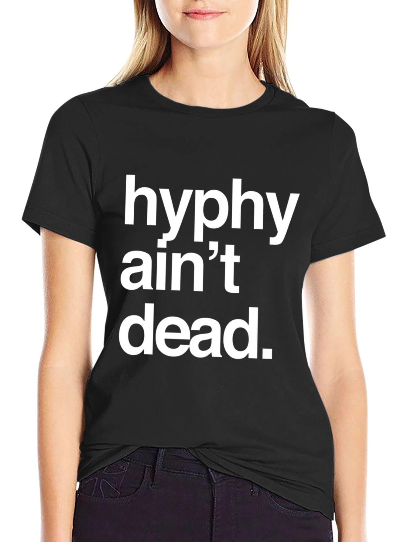 Hyphy Aint Dead Graphic T-Shirt - Black