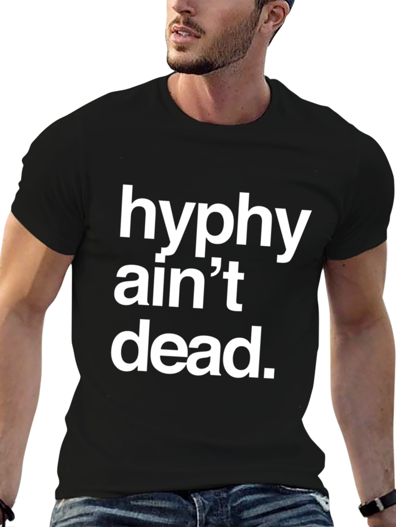 Hyphy Aint Dead Graphic T-Shirt - Black