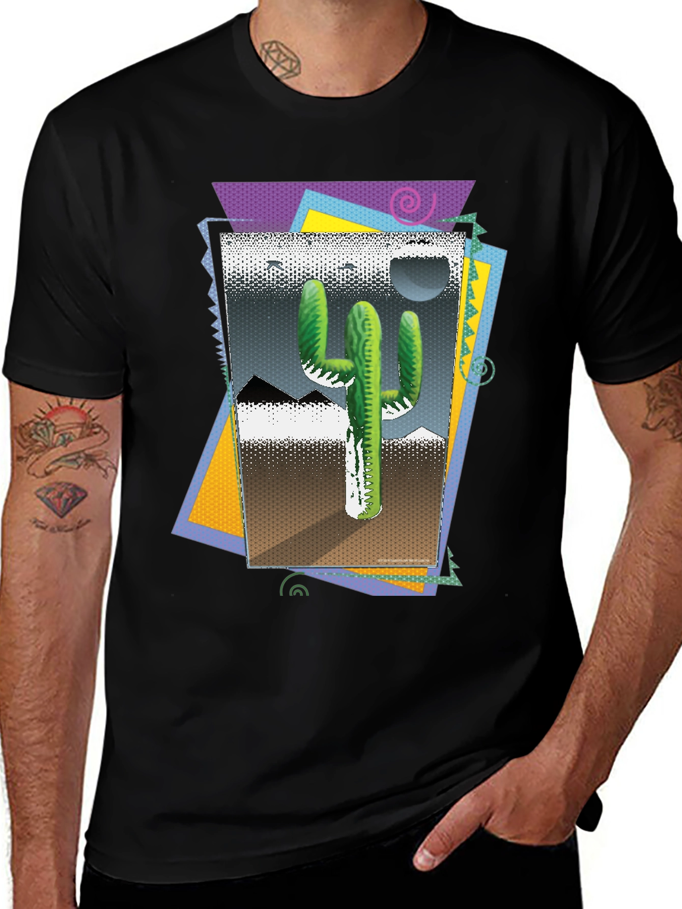 Cactus Desert T-Shirt - Retro Style Graphic Tee