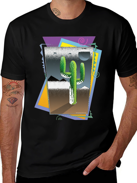 Cactus Desert T-Shirt - Retro Style Graphic Tee