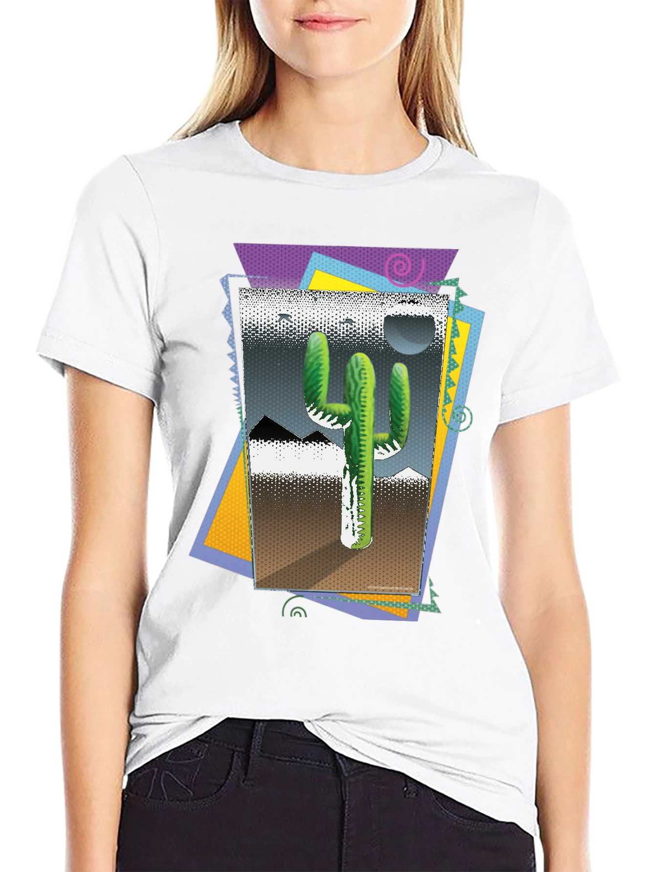 Cactus Desert T-Shirt - Retro Style Graphic Tee