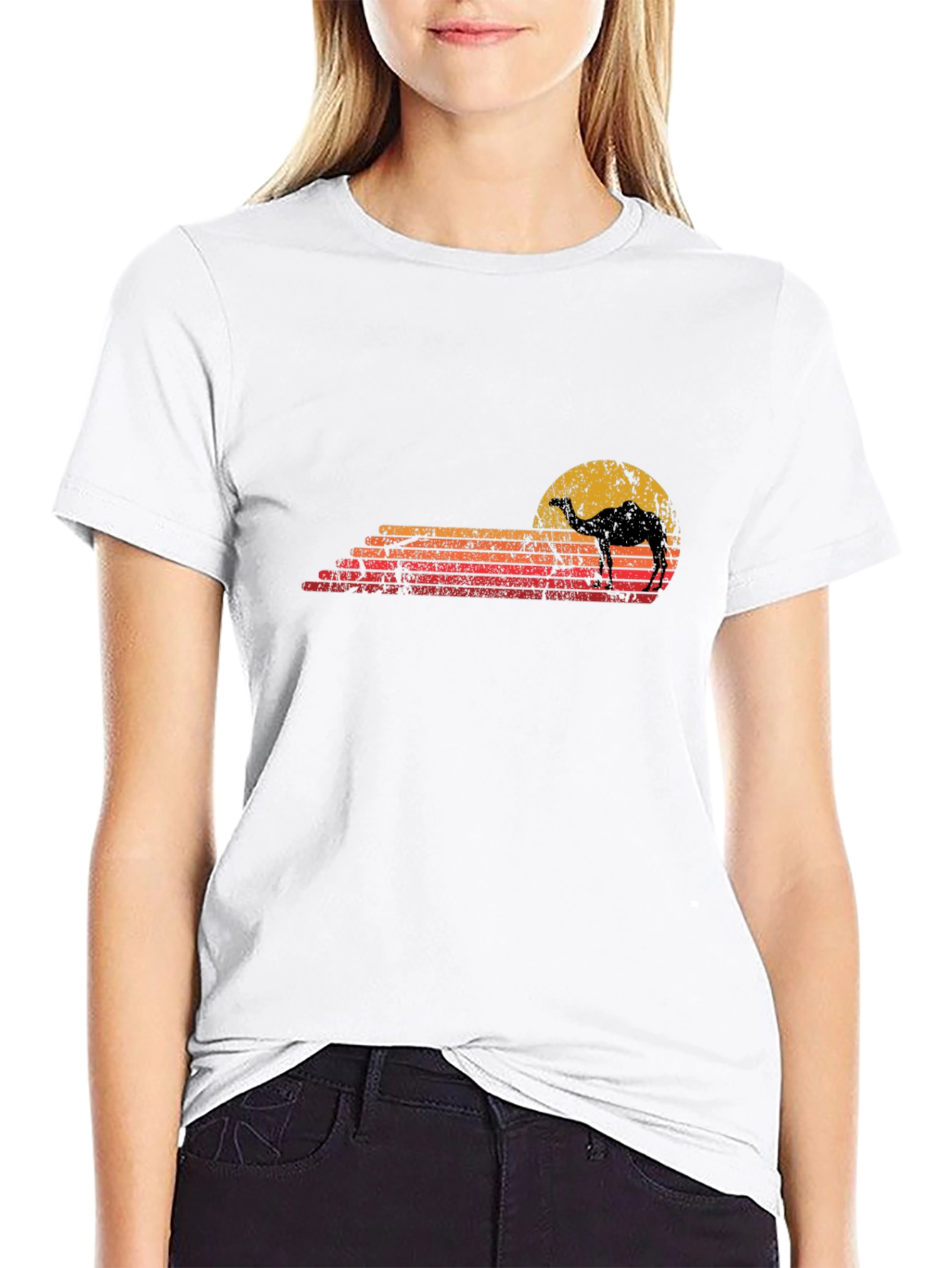 Retro Camel Desert T-Shirt