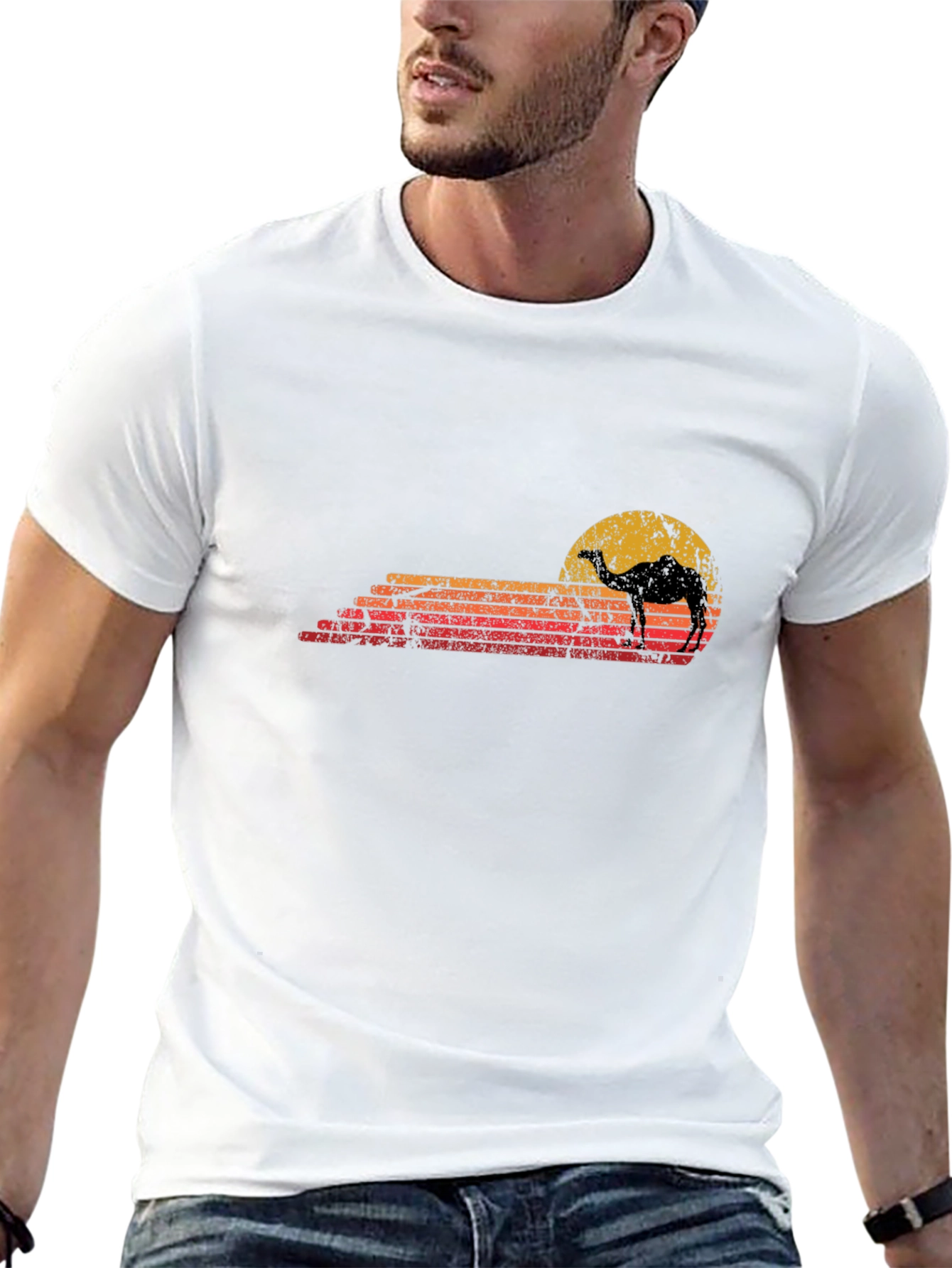 Retro Camel Desert T-Shirt