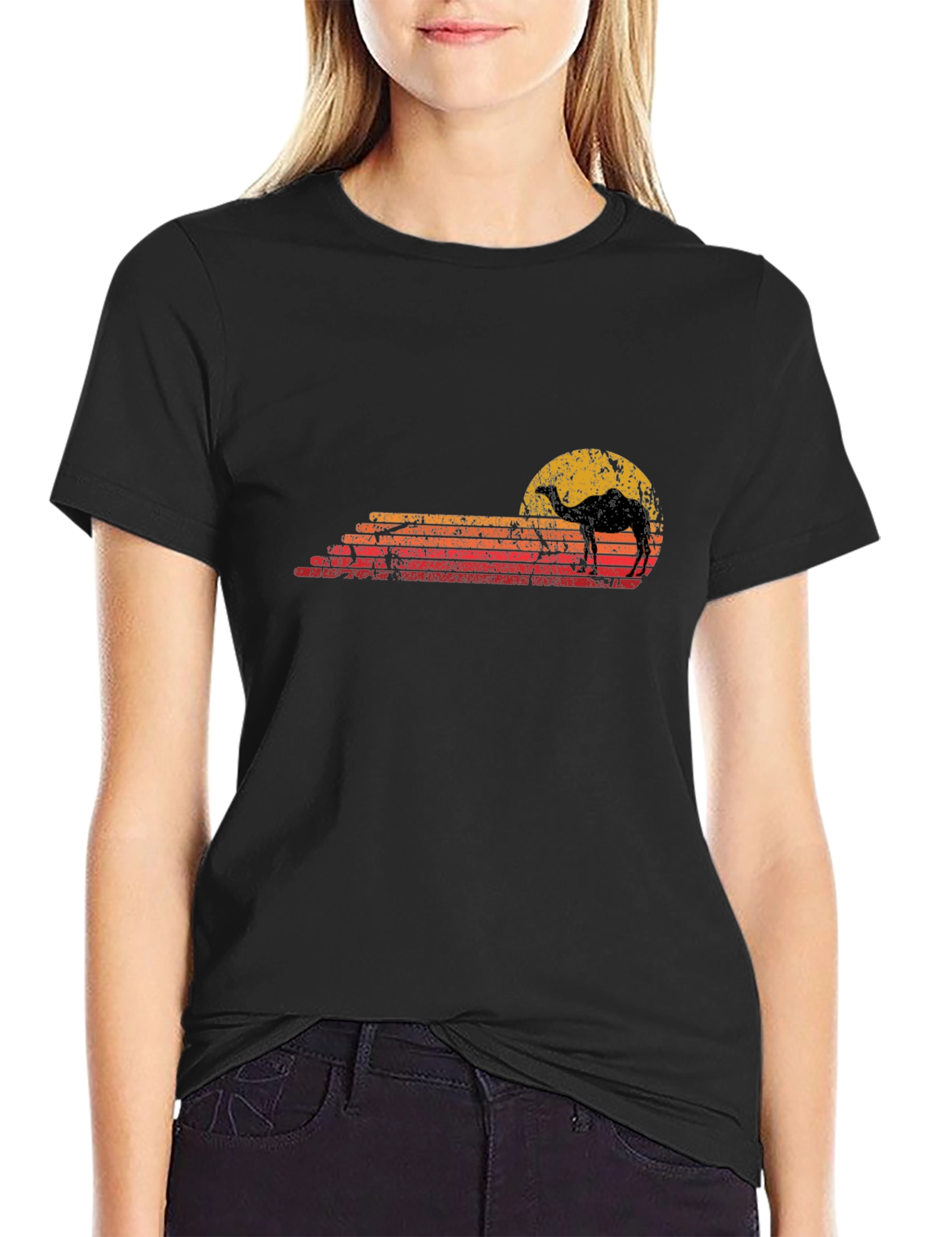 Retro Camel Desert T-Shirt
