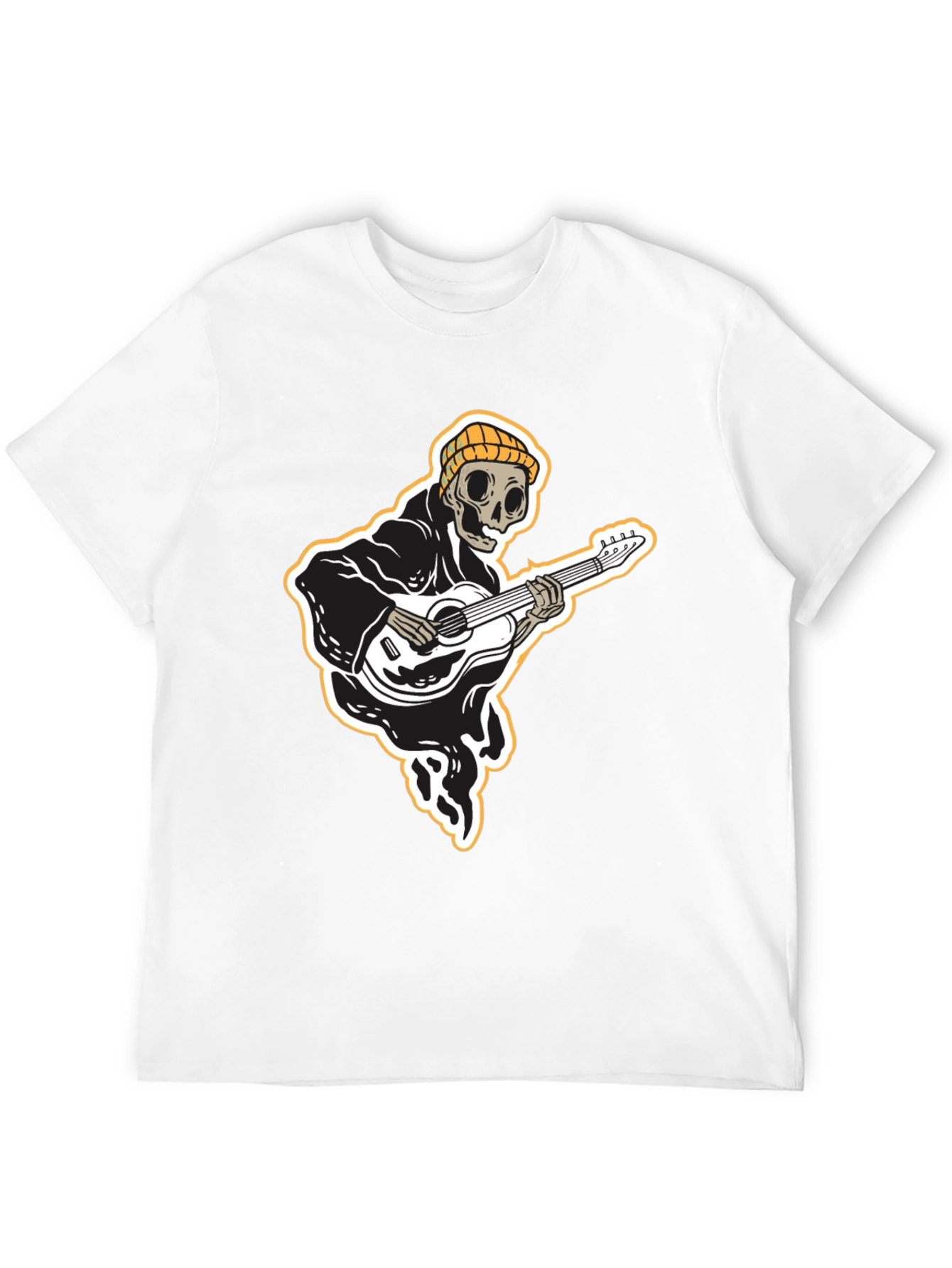 Skeleton Guitarist Graphic Tee